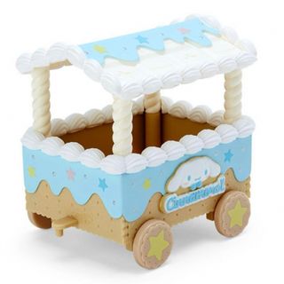 シナモロール(シナモロール)のサンリオ シナモン 汽車風小物入れ スイーツモチーフ ブルー(キャラクターグッズ)