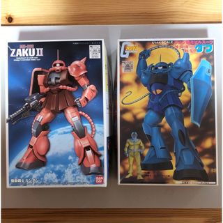 バンダイ(BANDAI)のバンダイ ガンダムプラモデルシャア専用 ザクⅡ•グフ(模型/プラモデル)