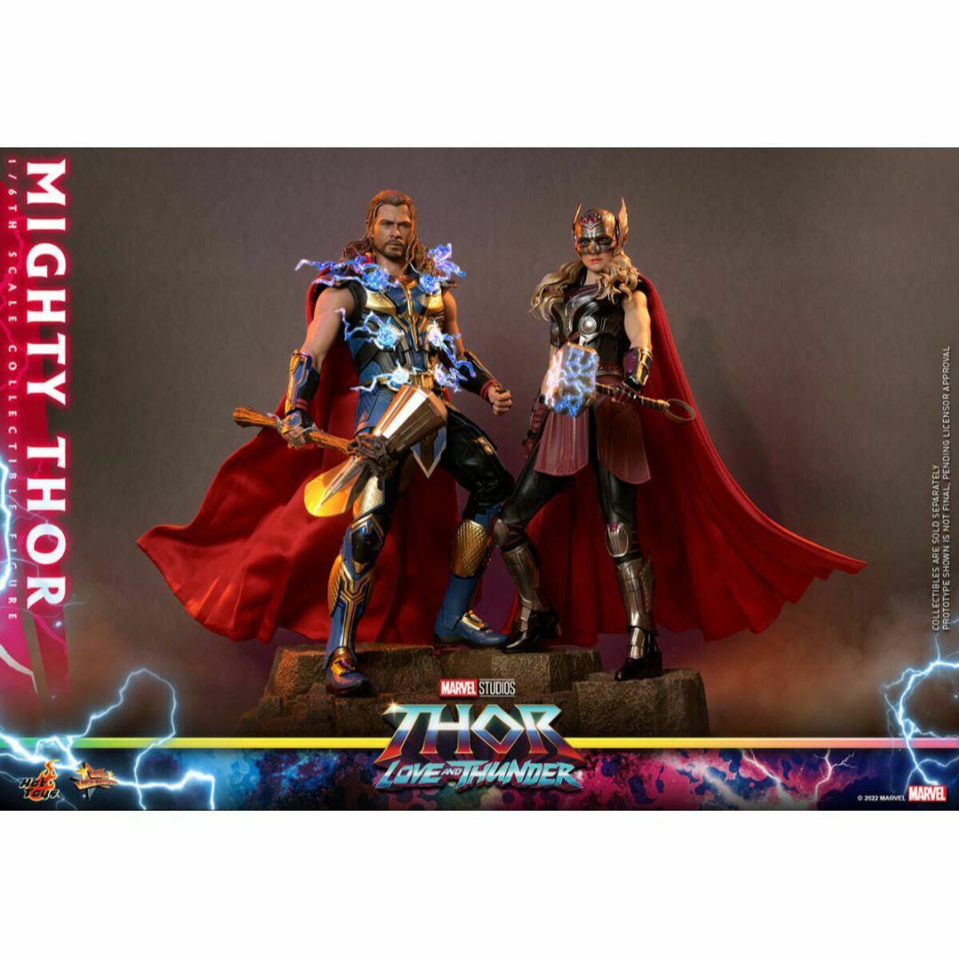 ホットトイズ 1/6 ソー ラブ&サンダー マイティ・ソー MMS6の ホットトイズ 1/6 ソー ラブ&サンダー マイティ・ソー MMS6の