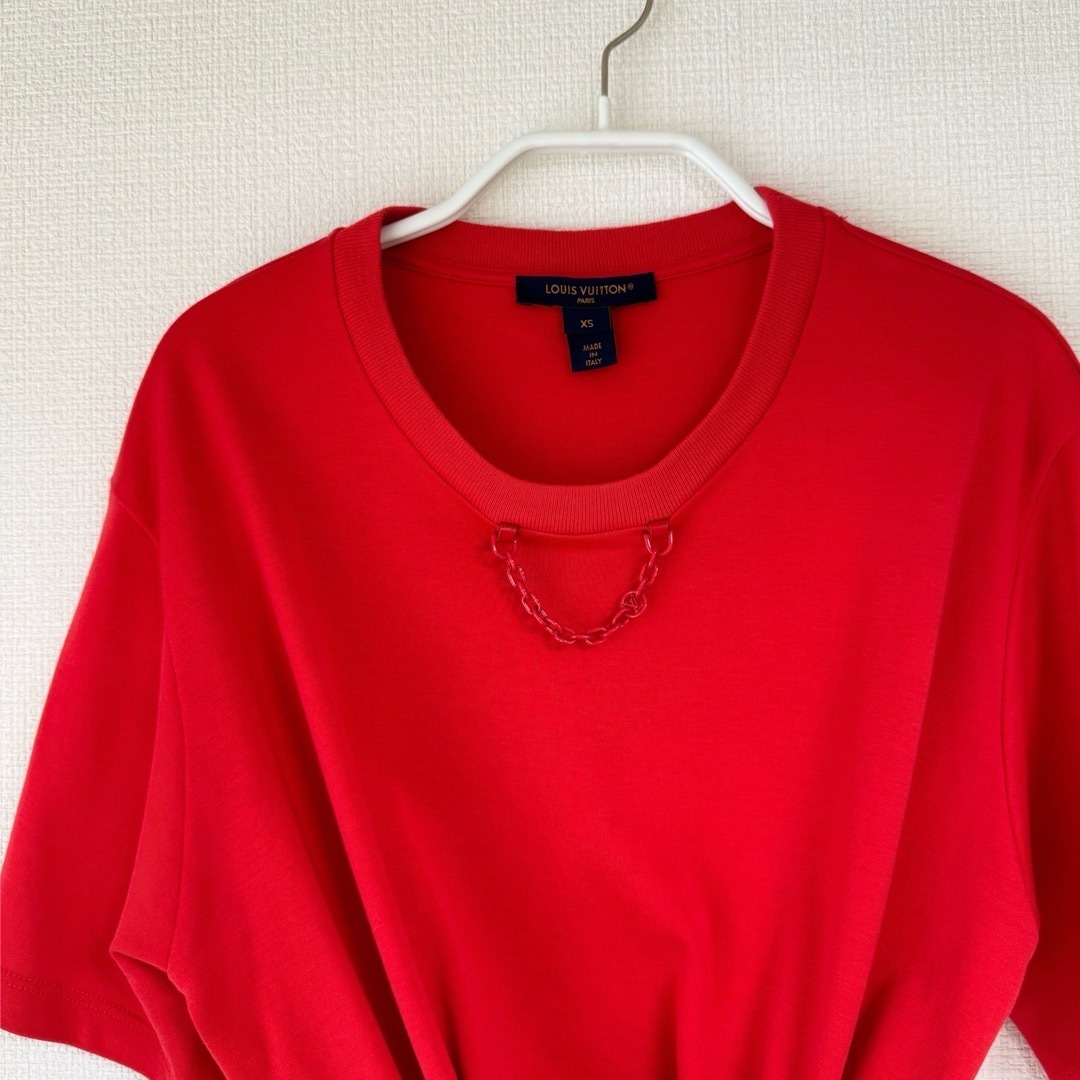 ルイヴィトン ヴィトン Tシャツ クロップド 赤 レッド ルイヴィトン ヴィトン Tシャツ クロップド 赤 レッド
