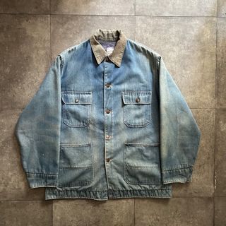 70's VINTAGE BIG MAC/JC Penney デニムジャケット 1970-80s JC Penney Big Mac Blanket Lined Denim Chore Jacket