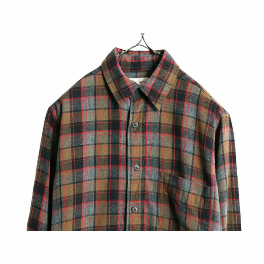 90s ジェイクルー チェック 長袖 フランネル シャツ メンズ XS 90s ジェイクルー チェック 長袖 フランネル シャツ メンズ XS
