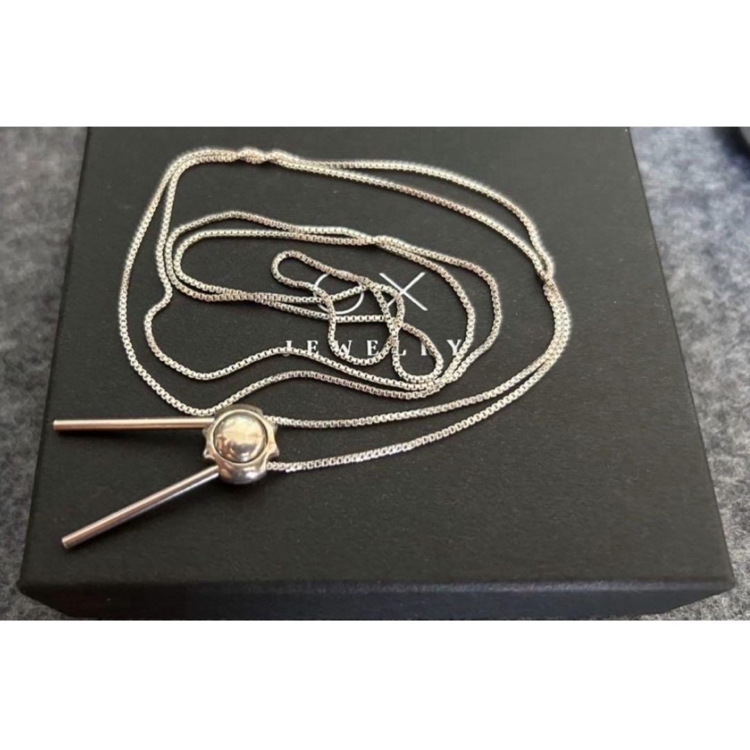 OX JEWELRY Silver Loop Tie MB OX JEWELRY Silver Loop Tie MB