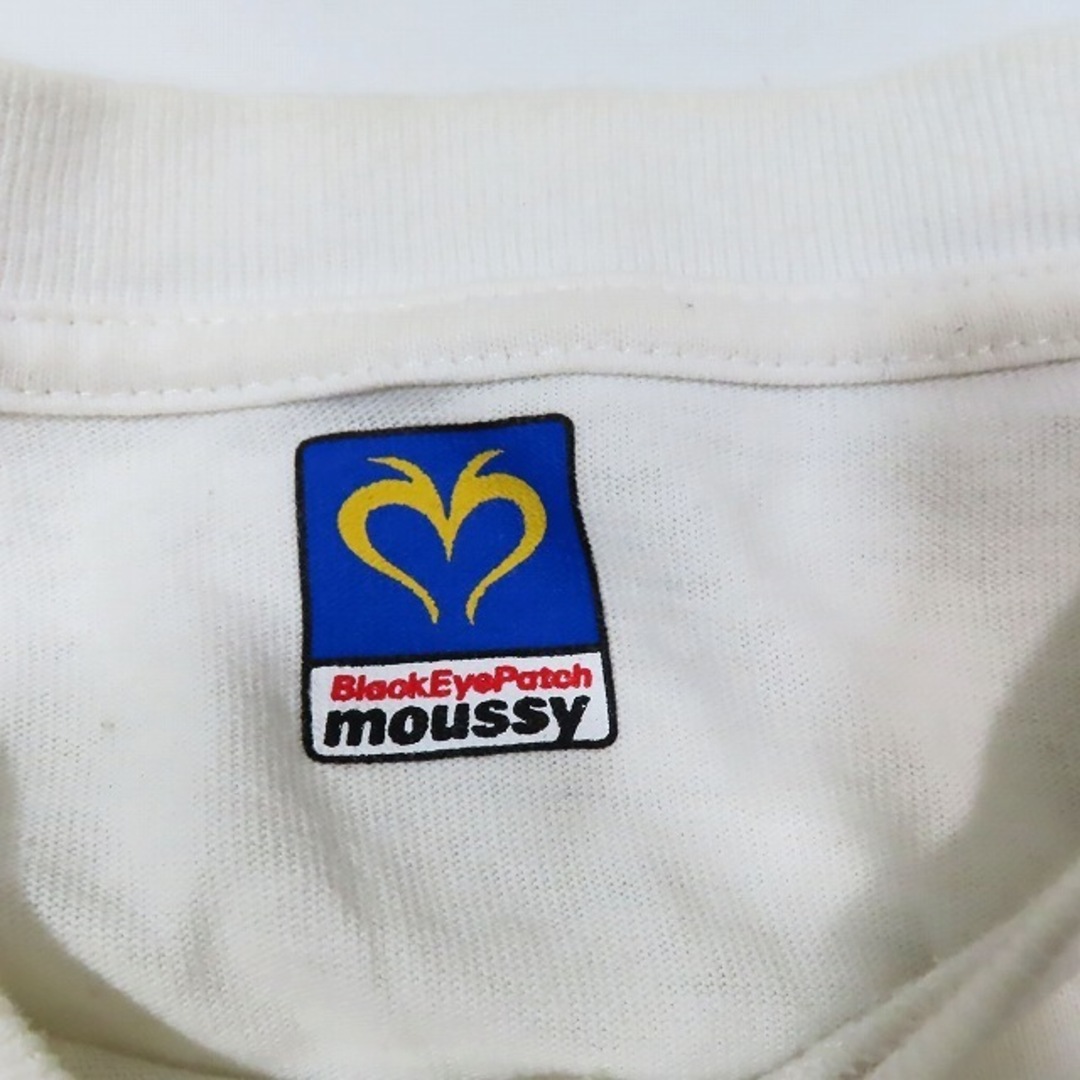 THE BLACK EYE PATCH×MOUSSY ロゴプリント Tシャツ THE BLACK EYE PATCH×MOUSSY ロゴプリント Tシャツ