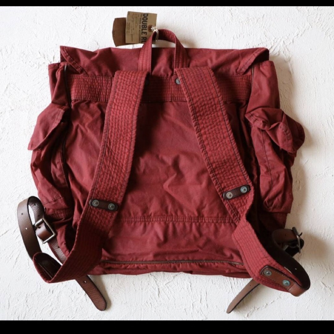 RRL - 新品*RRL*レザートリム オイルクロス バックパック RRL - 新品*RRL*レザートリム オイルクロス バックパック