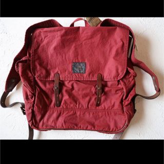 RRL - 新品*RRL*レザートリム オイルクロス バックパック RRL - 新品*RRL*レザートリム オイルクロス バックパック