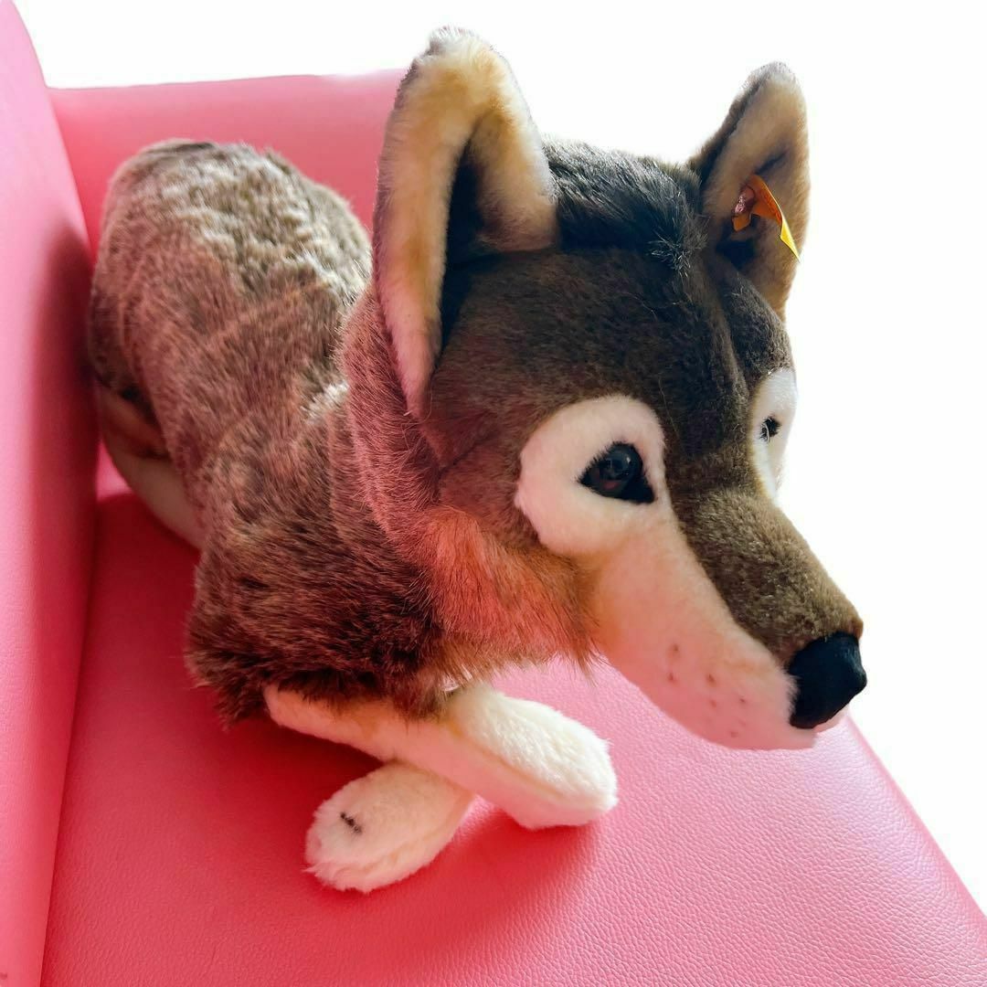 希少 正規品 シュタイフ オオカミ つぶらな瞳がかわいい 狼 希少 正規品 シュタイフ オオカミ つぶらな瞳がかわいい 狼