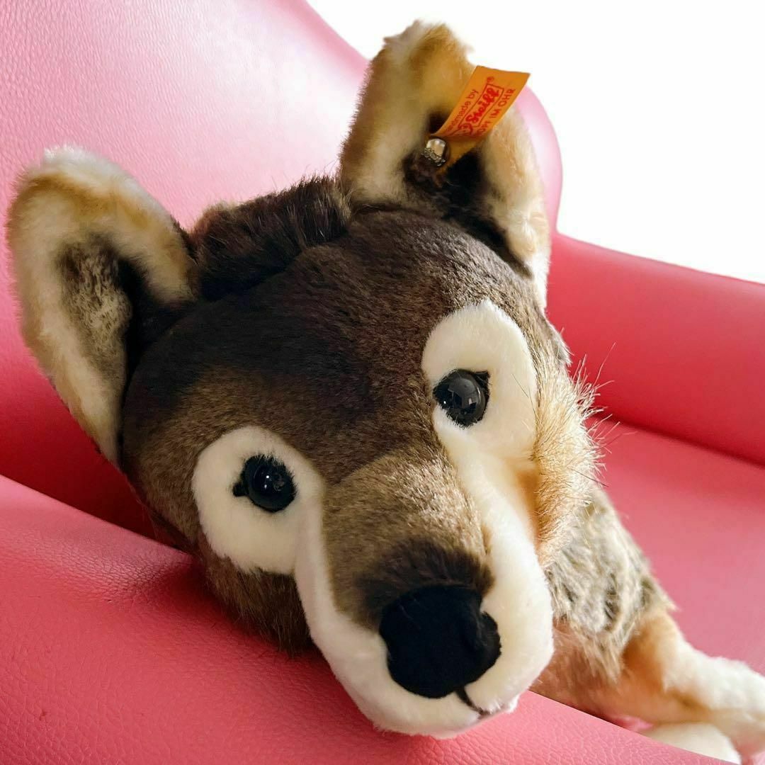 Steiff - 希少 シュタイフ オオカミ ぬいぐるみ 正規品 40cm 狼 Steiff - 希少 シュタイフ オオカミ ぬいぐるみ 正規品 40cm 狼