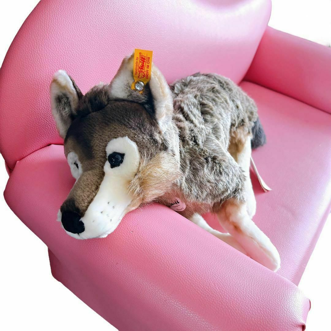 Steiff - 希少 シュタイフ オオカミ ぬいぐるみ 正規品 40cm 狼 Steiff - 希少 シュタイフ オオカミ ぬいぐるみ 正規品 40cm 狼