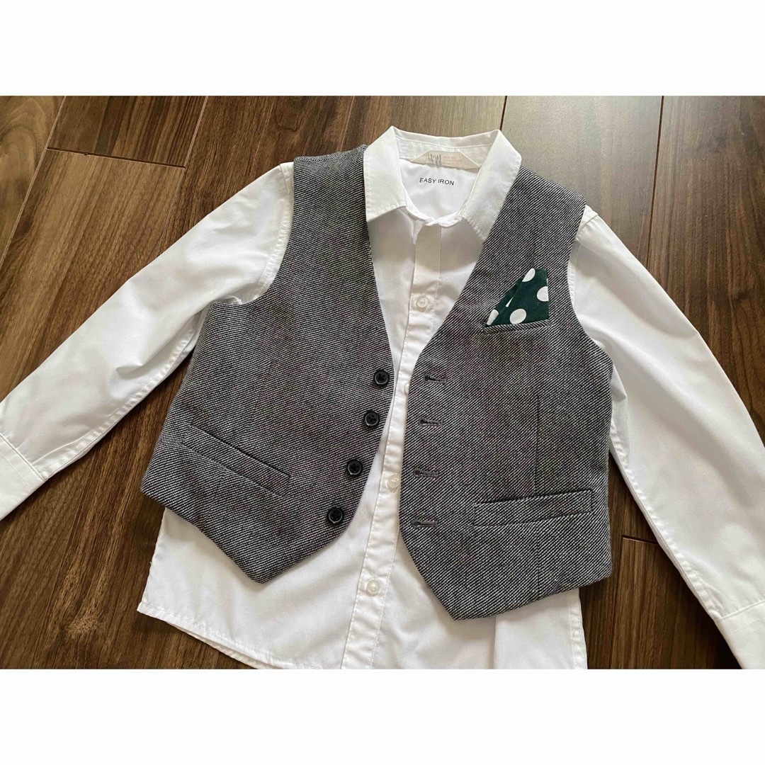 H&M(エイチアンドエム)のH&M/エイチアンドエム★フォーマル３着セット♪ キッズ/ベビー/マタニティのキッズ服男の子用(90cm~)(ドレス/フォーマル)の商品写真
