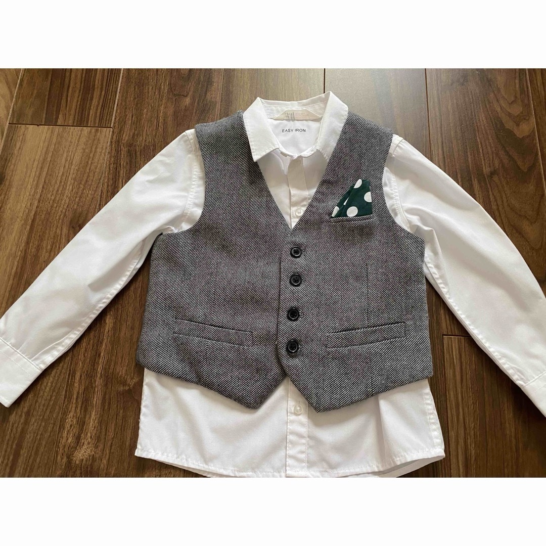 H&M(エイチアンドエム)のH&M/エイチアンドエム★フォーマル３着セット♪ キッズ/ベビー/マタニティのキッズ服男の子用(90cm~)(ドレス/フォーマル)の商品写真
