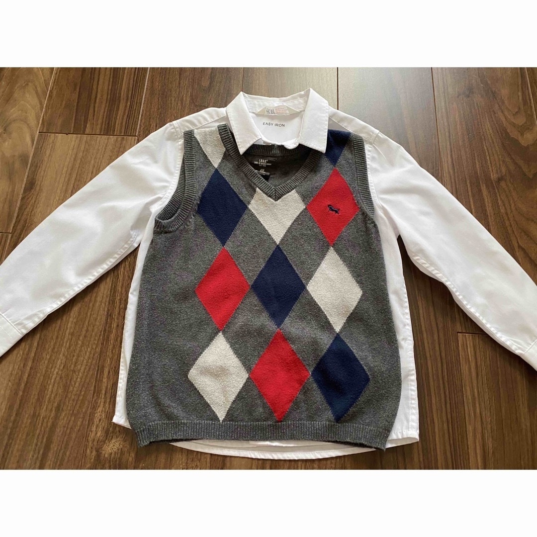 H&M(エイチアンドエム)のH&M/エイチアンドエム★フォーマル３着セット♪ キッズ/ベビー/マタニティのキッズ服男の子用(90cm~)(ドレス/フォーマル)の商品写真