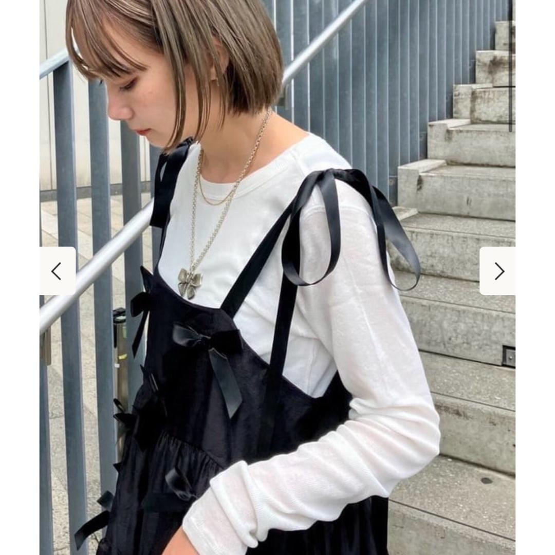 新品タグ付◉ sister jane / Bow Ruffle Onepiece 新品タグ付◉ sister jane / Bow Ruffle Onepiece