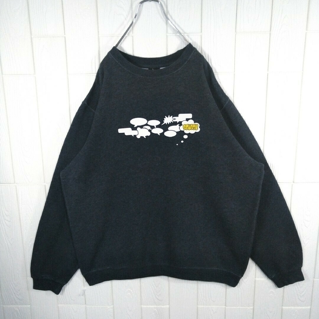 STUSSY - 【STUSSY】00s'黒タグ ポップ 吹き出しロゴ 裏起毛 STUSSY - 【STUSSY】00s'黒タグ ポップ 吹き出しロゴ 裏起毛