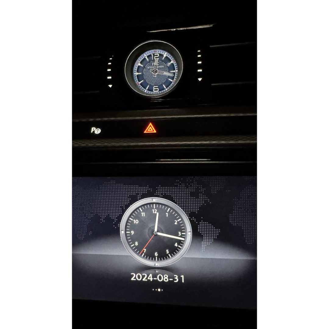 パサートB8 アルテオン 車内時計 IWC デザイン メルセデスAMG パサートB8 アルテオン 車内時計 IWC デザイン メルセデスAMG