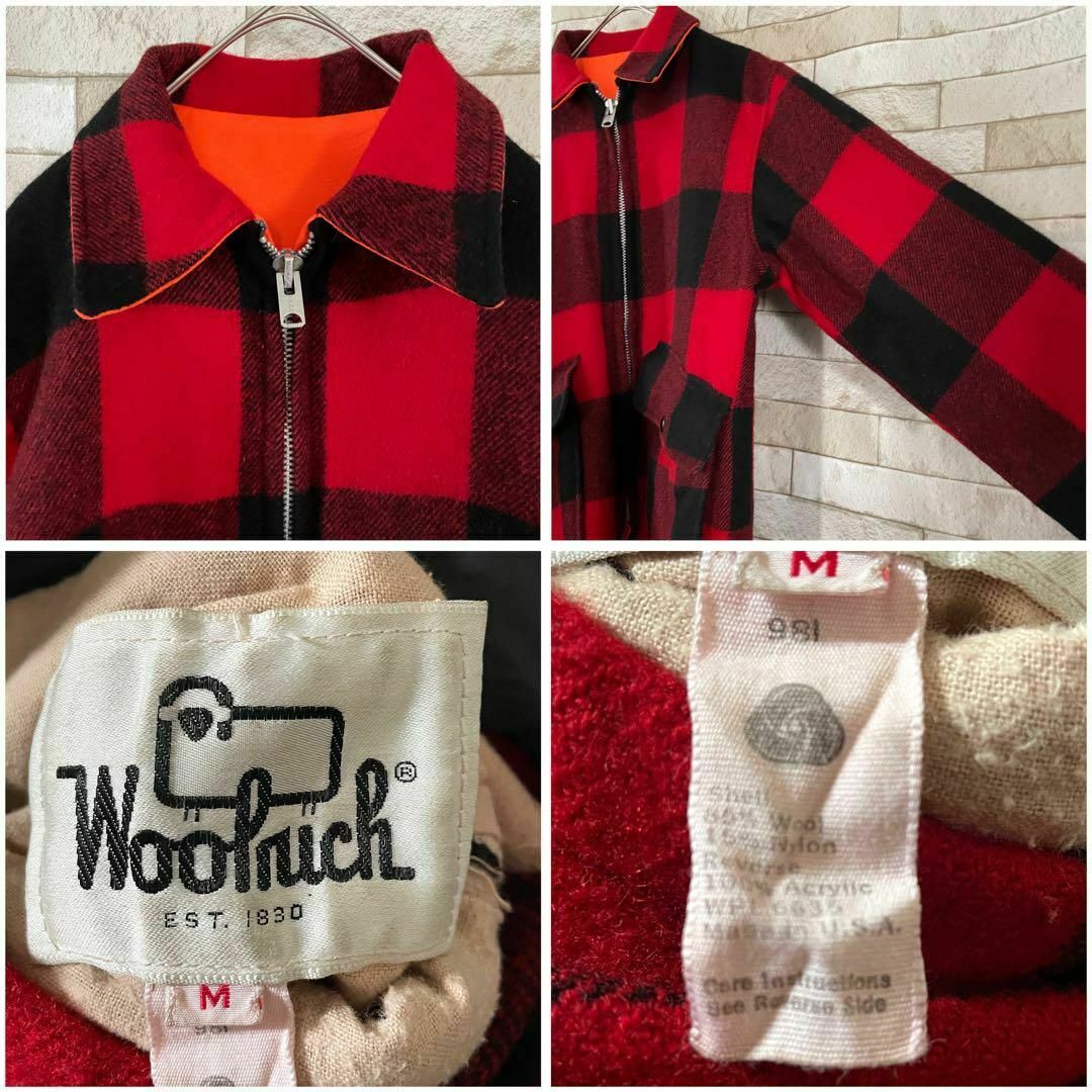 No.804 VINTAGE ヴィンテージ リバーシブル ブルゾン チェック柄 No.804 VINTAGE ヴィンテージ リバーシブル ブルゾン チェック柄