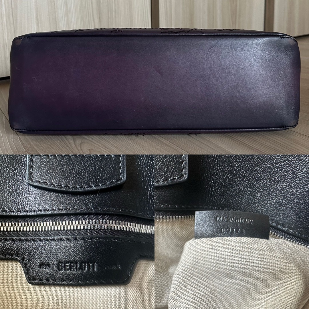 BERLUTI - 世界50個 ベルルッティ トゥジュールミニ 刺繍 トート BERLUTI - 世界50個 ベルルッティ トゥジュールミニ 刺繍 トート