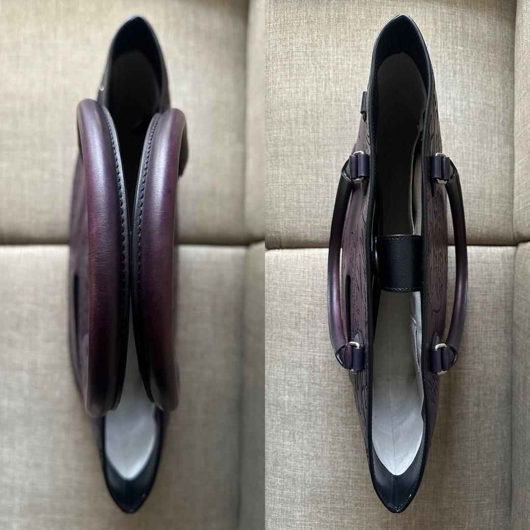 BERLUTI - 世界50個 ベルルッティ トゥジュールミニ 刺繍 トート BERLUTI - 世界50個 ベルルッティ トゥジュールミニ 刺繍 トート