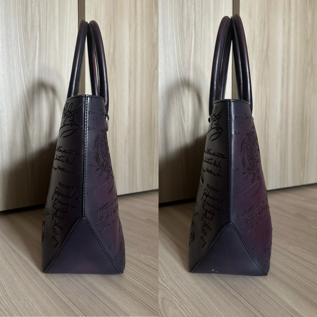 BERLUTI - 世界50個 ベルルッティ トゥジュールミニ 刺繍 トート BERLUTI - 世界50個 ベルルッティ トゥジュールミニ 刺繍 トート