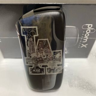 アイコス(IQOS)のLA デザイン プルームエックス Ploom X アドバンスド 本体 黒 新作(タバコグッズ)