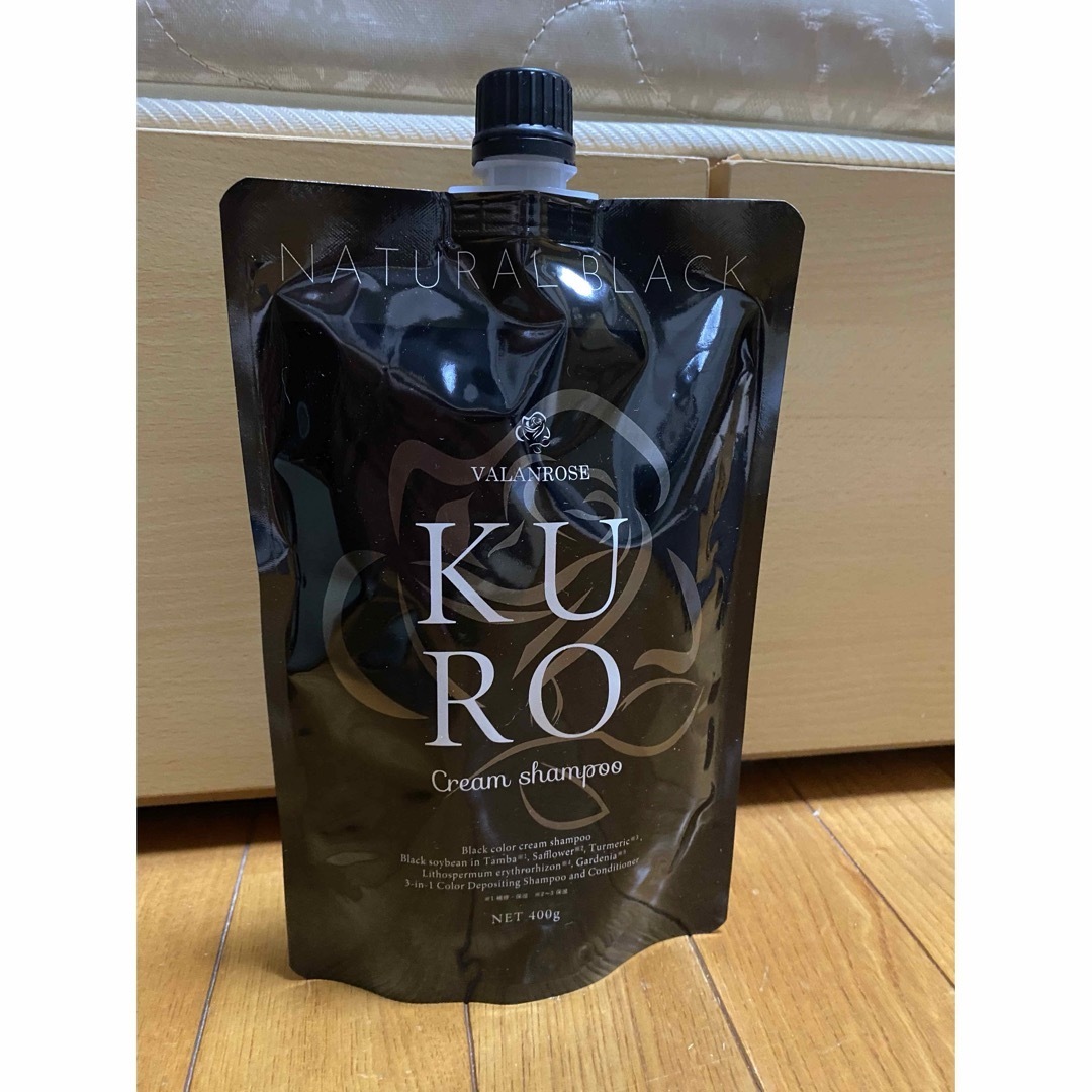 KUROクリームシャンプー ナチュラルブラック 400g×3個セット KUROクリームシャンプー ナチュラルブラック 400g×3個セット