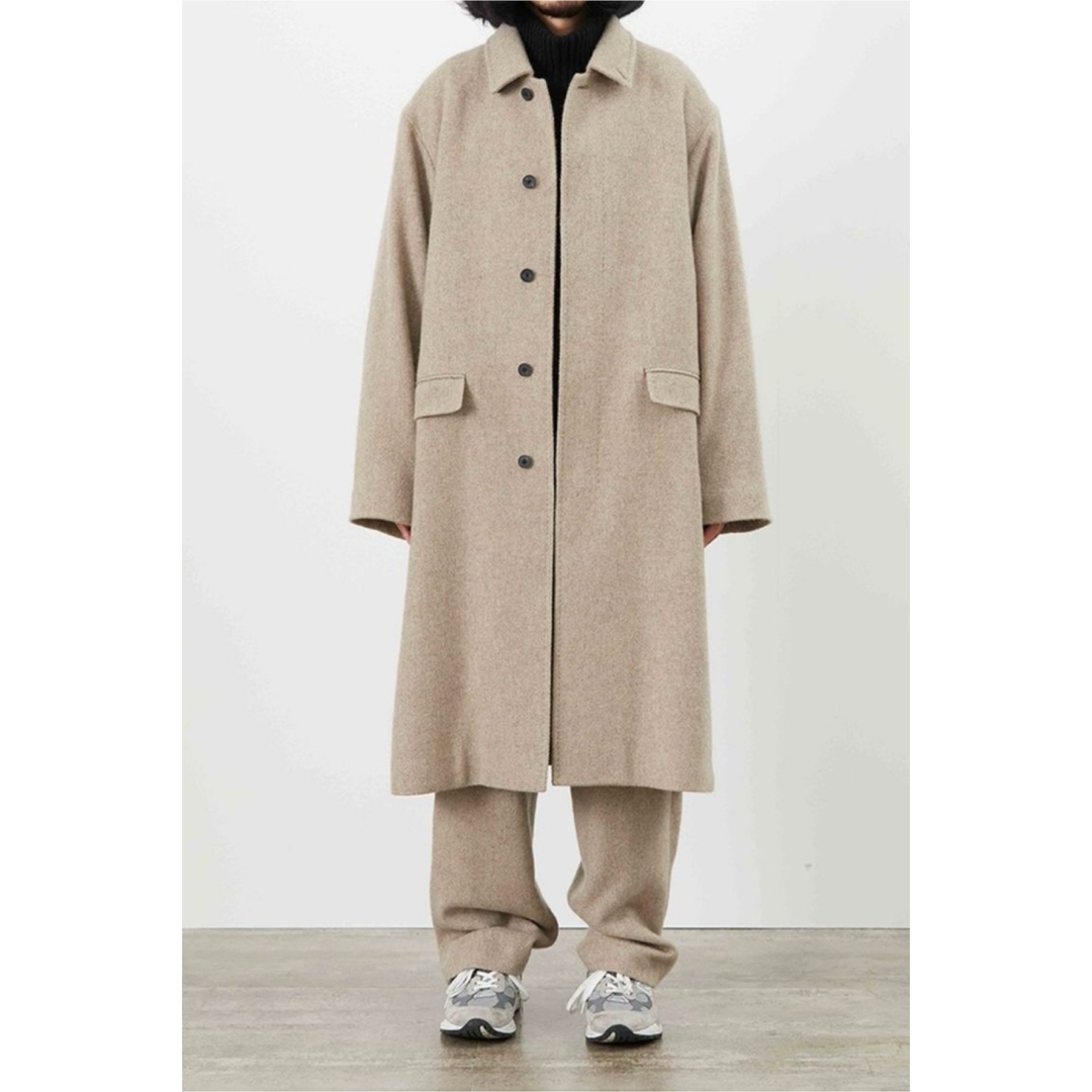 ATON - 新品 ATON WASHED CASHMERE BALMACAAN COAT 6の通販 by ATON - 新品 ATON WASHED CASHMERE BALMACAAN COAT 6の通販 by