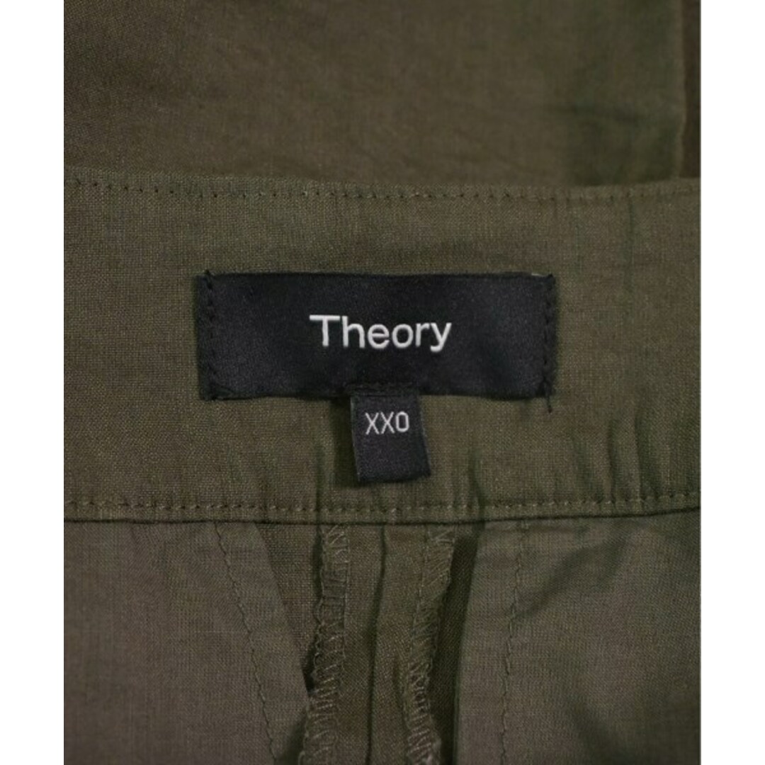 Theory セオリー クロップドパンツ XX0(XXS位) カーキ 【古着】 Theory セオリー クロップドパンツ XX0(XXS位) カーキ 【古着】