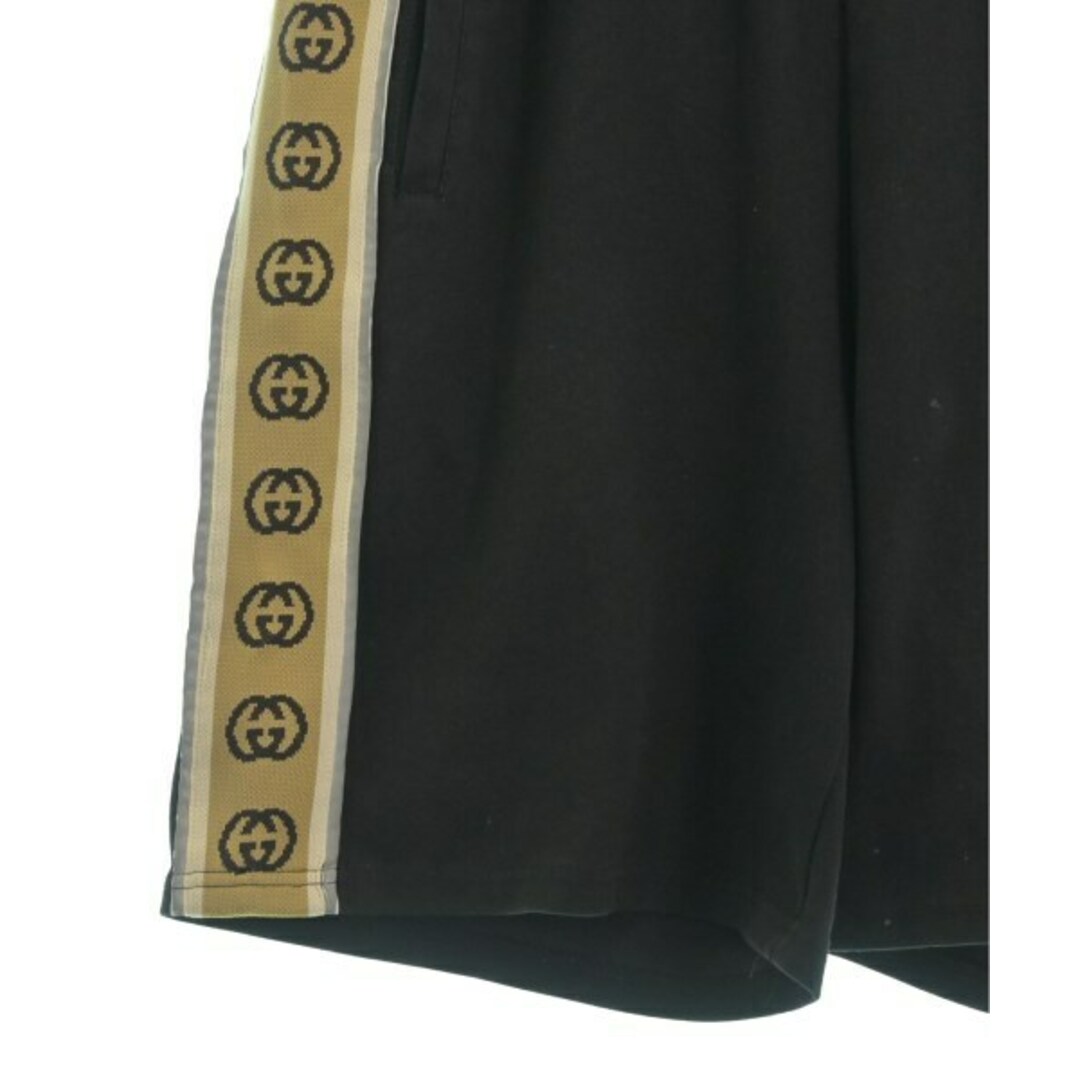 GUCCI - GUCCI グッチ ショートパンツ M 黒x茶 【古着】【中古 GUCCI - GUCCI グッチ ショートパンツ M 黒x茶 【古着】【中古
