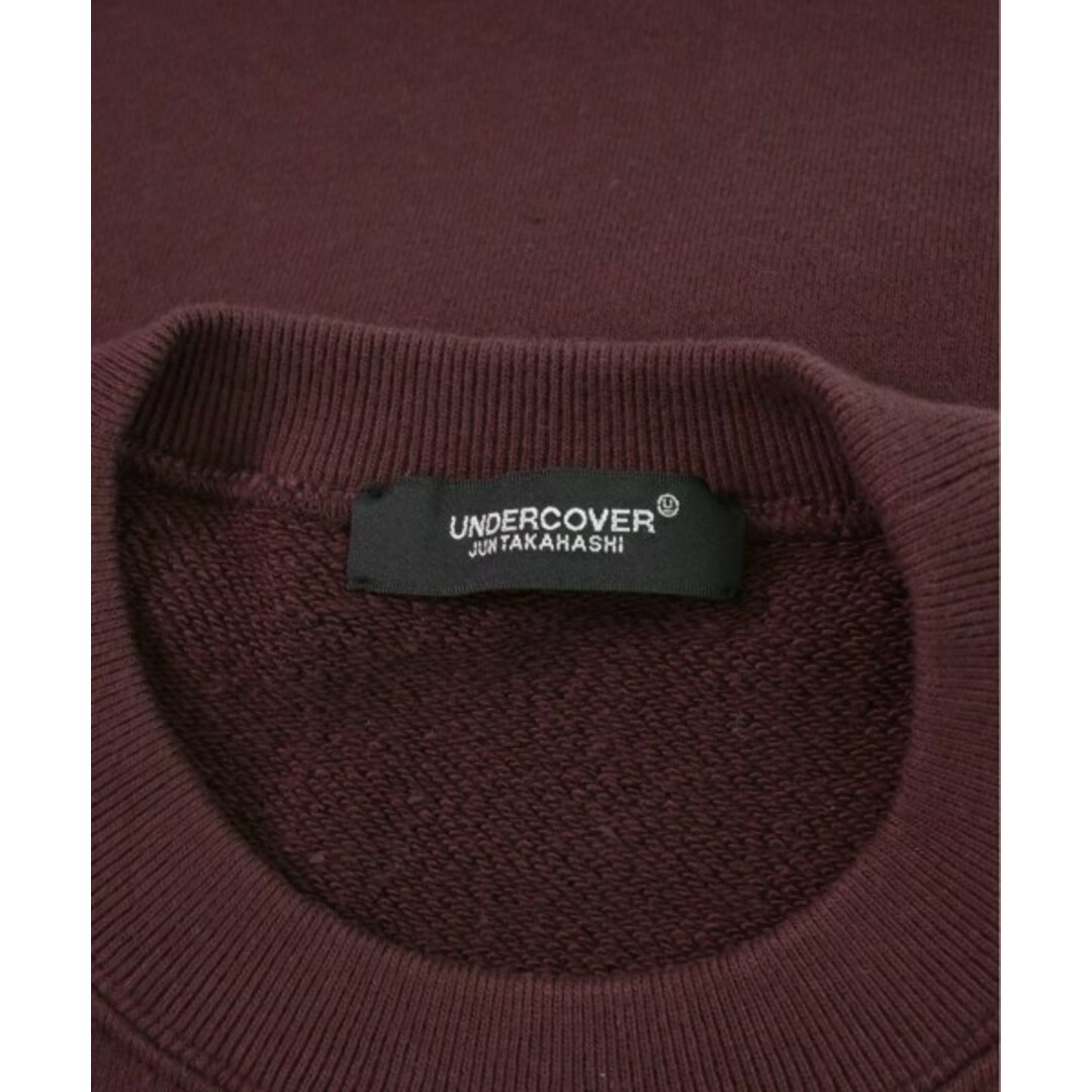 UNDER COVER アンダーカバー スウェット 3(L位) エンジ 【古着】 UNDER COVER アンダーカバー スウェット 3(L位) エンジ 【古着】