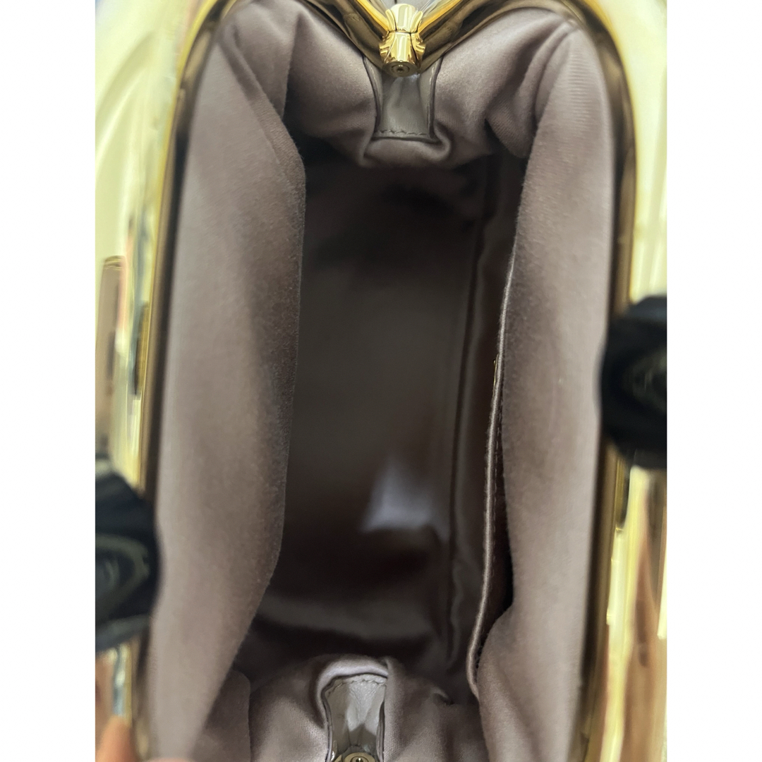 MIU MIU - miumiu ミュウベルナッパレザーショルダー クラッチ MIU MIU - miumiu ミュウベルナッパレザーショルダー クラッチ