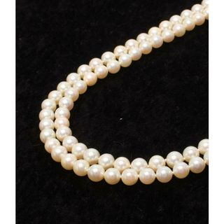 タサキ(TASAKI)の美品 タサキ TASAKI ロングネックレス SV あこや真珠 パール6.0－6.5mm レディース(ネックレス)