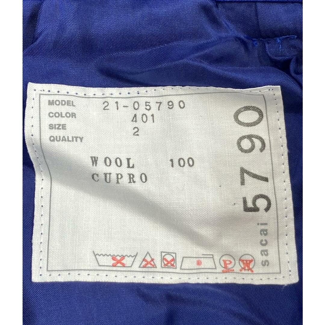美品 サカイ Sacai アシンメトリースカート レディース 2 美品 サカイ Sacai アシンメトリースカート レディース 2
