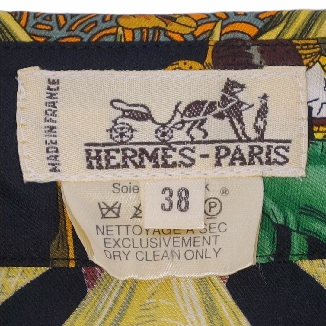 HERMES - 美品 Vintage エルメス HERMES シャツ ロングスリーブ HERMES - 美品 Vintage エルメス HERMES シャツ ロングスリーブ