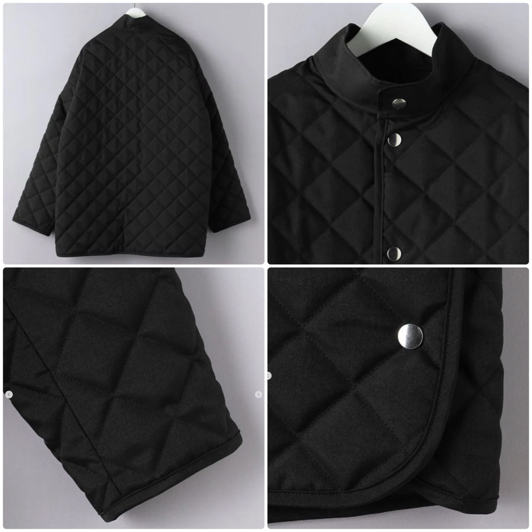 THE RERACS - THE RERACS 22FW ショートキルティングコート 黒 THE RERACS - THE RERACS 22FW ショートキルティングコート 黒