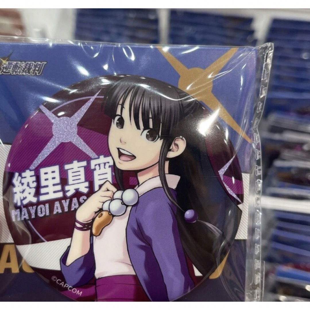逆転裁判 中国限定 カプコン 綾里真宵 バッジ A エンタメ/ホビーのアニメグッズ(バッジ/ピンバッジ)の商品写真