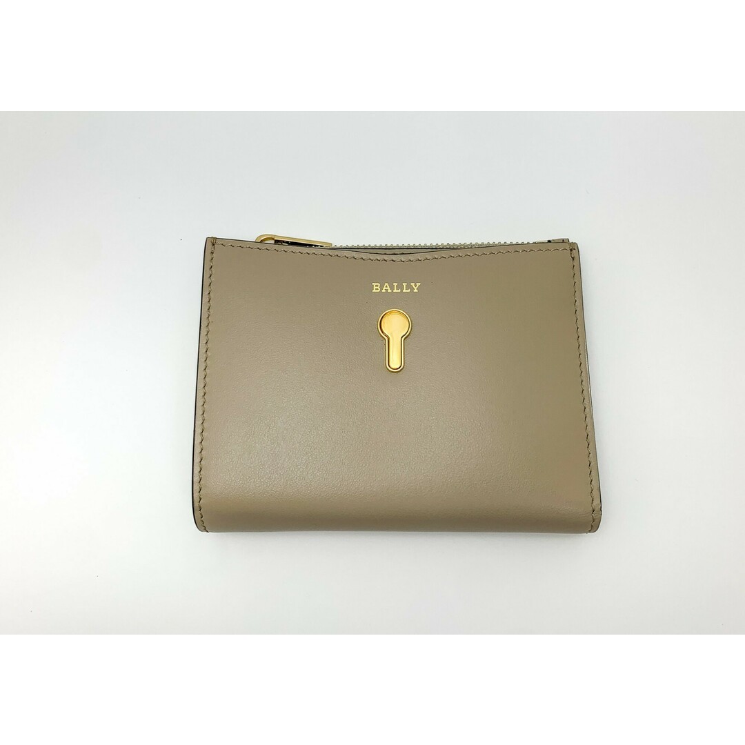 Bally - BALLY バリー グレージュ系 ニュアンスカラー 二つ折り Bally - BALLY バリー グレージュ系 ニュアンスカラー 二つ折り