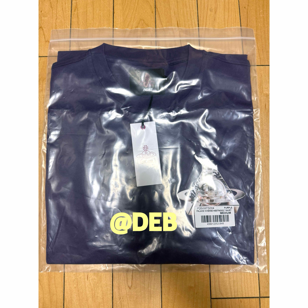 PALACE - PALACE VIVIENNE WESTWOOD T-SHIRT パープル Mの通販 PALACE - PALACE VIVIENNE WESTWOOD T-SHIRT パープル Mの通販