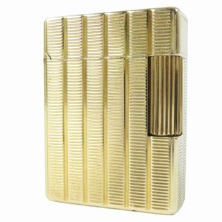 デュポン(DUPONT)の良品◎Dupont デュポン ライン1 ショート ローラー式 喫煙具 ガスライター ゴールド フランス製(タバコグッズ)