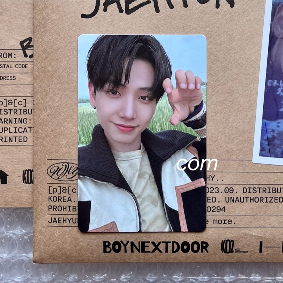 BOYNEXTDOOR - ジェヒョン BOYNEXTDOOR why letter トレカの通販 BOYNEXTDOOR - ジェヒョン BOYNEXTDOOR why letter トレカの通販