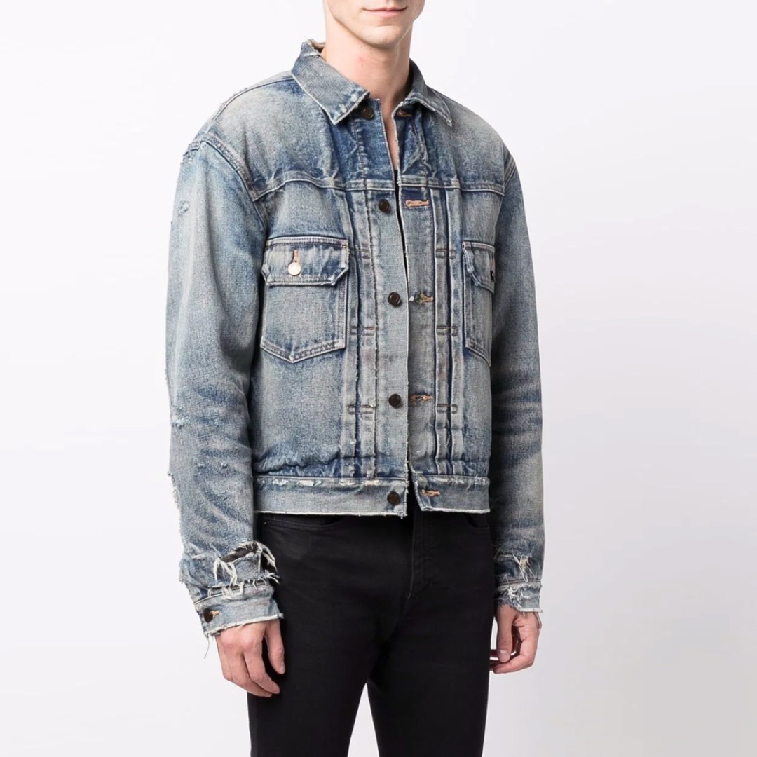SAINT LAURENT - サンローラン デニム ジャケット メンズ SAINT LAURENT - サンローラン デニム ジャケット メンズ