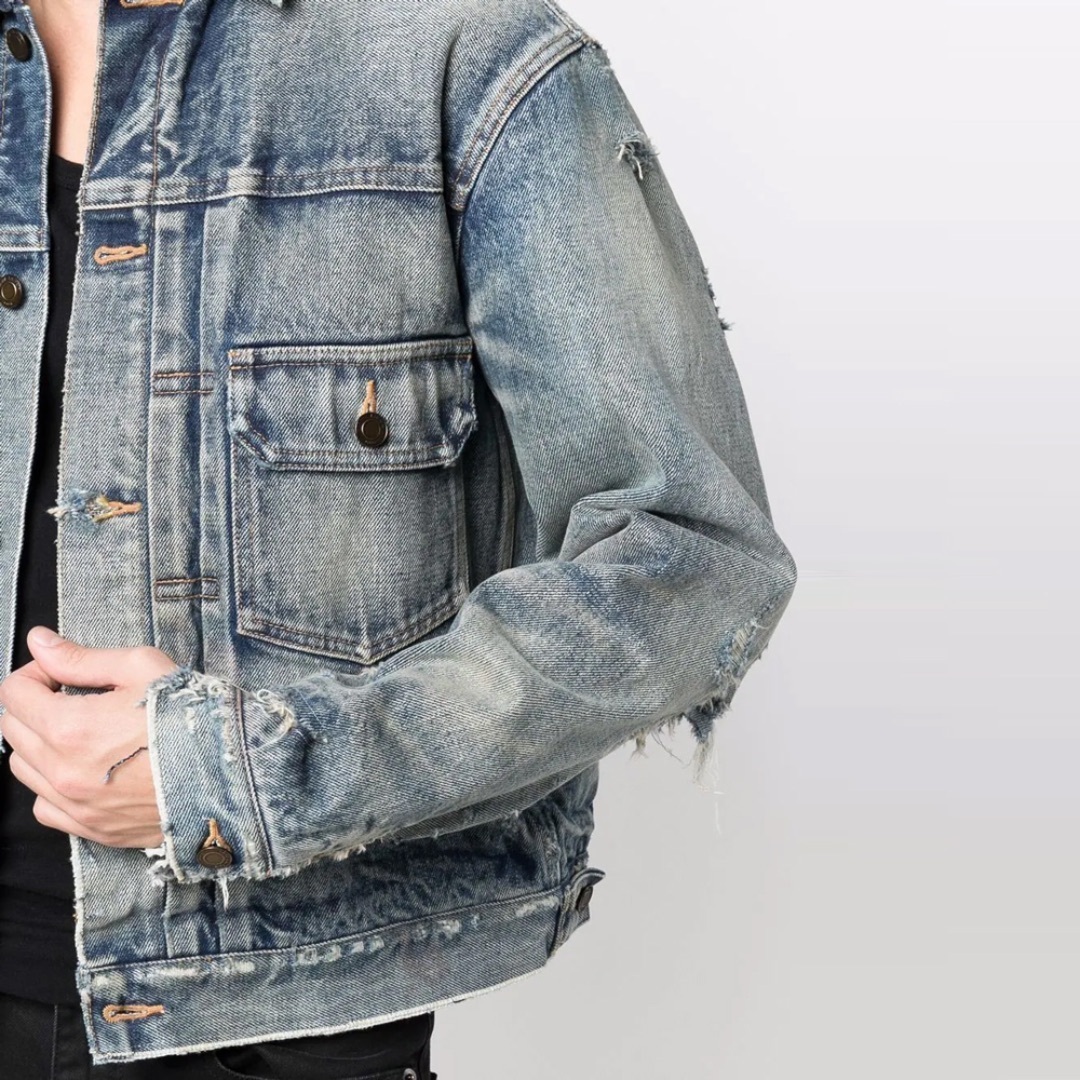 SAINT LAURENT - サンローラン デニム ジャケット メンズ SAINT LAURENT - サンローラン デニム ジャケット メンズ