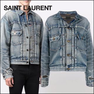 SAINT LAURENT - サンローラン デニム ジャケット メンズ SAINT LAURENT - サンローラン デニム ジャケット メンズ