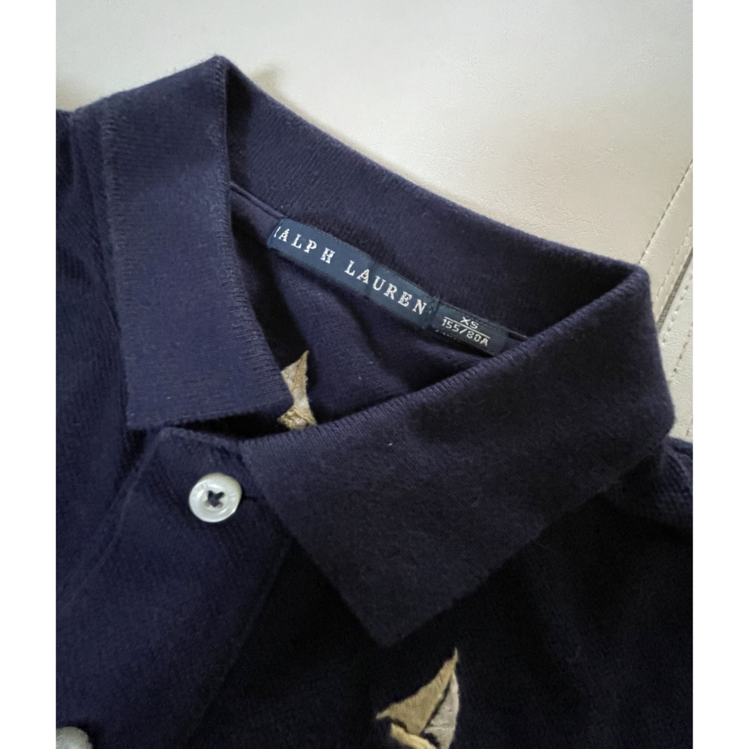 Ralph Lauren - RALPH LAUREN ヨット刺繍ポロシャツ ネイビーの Ralph Lauren - RALPH LAUREN ヨット刺繍ポロシャツ ネイビーの