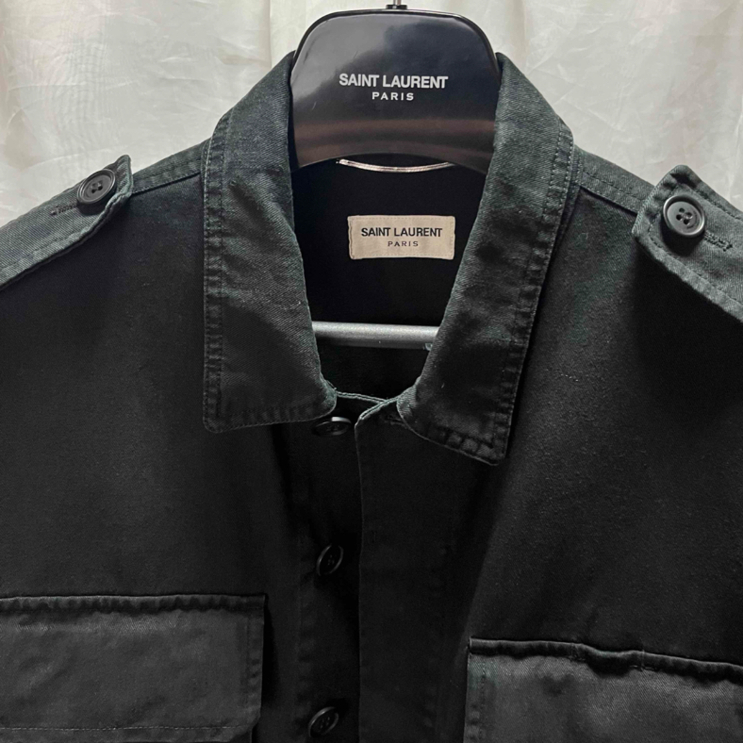 SAINT LAURENT - サンローラン M65 ユーズド加工 ミリタリー SAINT LAURENT - サンローラン M65 ユーズド加工 ミリタリー
