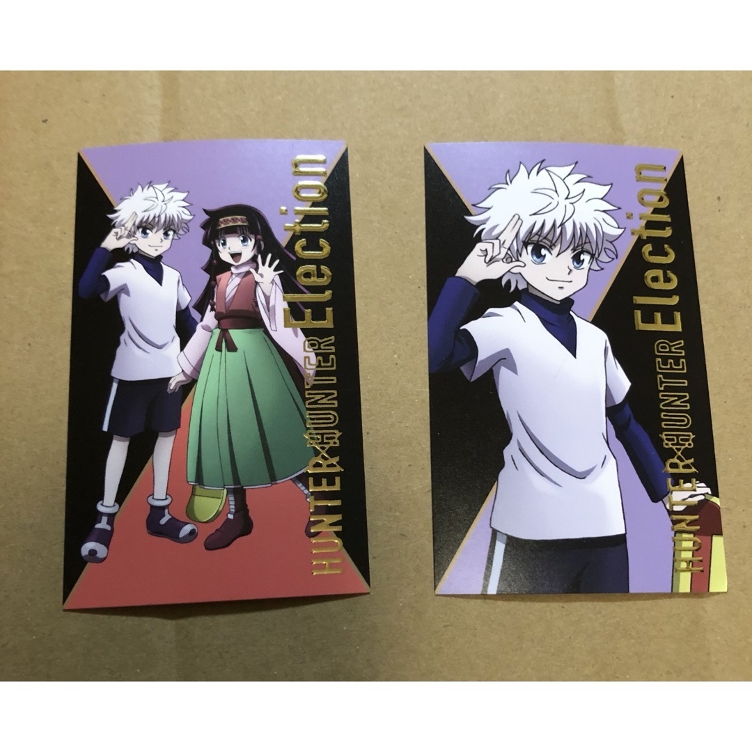 hunter×hunter アニメイトカフェ 箔押しカード キルア アルカ エンタメ/ホビーのトレーディングカード(シングルカード)の商品写真