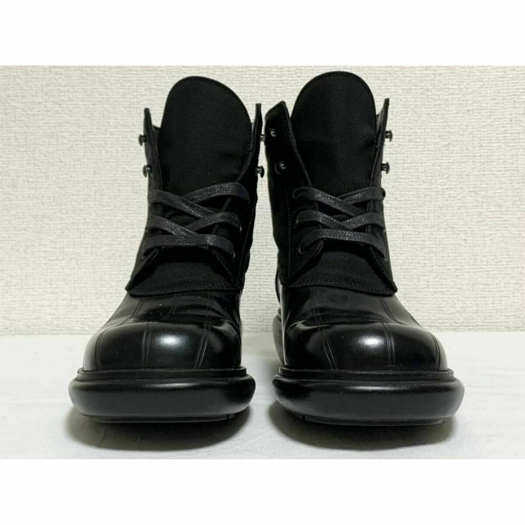 超美品 グッチ 0227 シェリー レザー ナイロン ショートブーツ 351/2 超美品 グッチ 0227 シェリー レザー ナイロン ショートブーツ 351/2