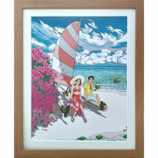 □新品未使用□ 額入りポスター④ わたせせいぞう SEIZOUWATASE □新品未使用□ 額入りポスター④ わたせせいぞう SEIZOUWATASE