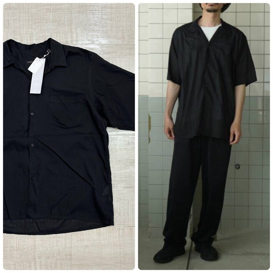 24ss 極美品 COMOLI KHADI コットン オープンカラー シャツ 2 24ss 極美品 COMOLI KHADI コットン オープンカラー シャツ 2