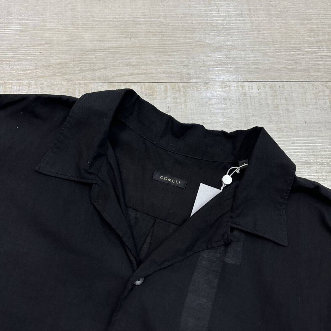 24ss 極美品 COMOLI KHADI コットン オープンカラー シャツ 2 24ss 極美品 COMOLI KHADI コットン オープンカラー シャツ 2