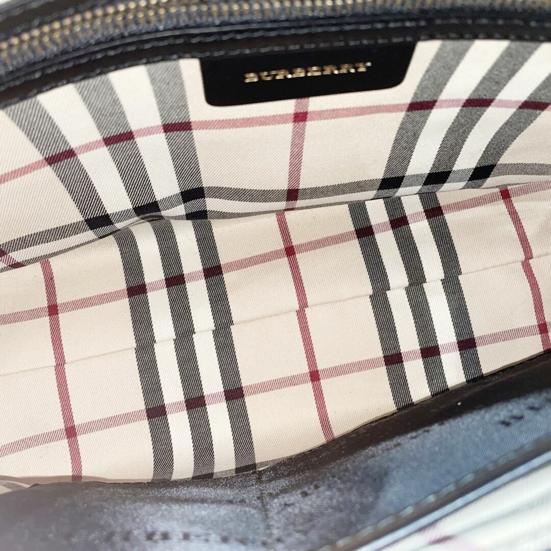 BURBERRY ショルダーバッグ ロゴ 内部チェック ワンショルダー BURBERRY ショルダーバッグ ロゴ 内部チェック ワンショルダー